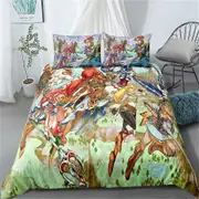 v3339 Bed Sheets The Legend of Zelda Bed Doona Duvet Cover Set Bed Sheets IU3339