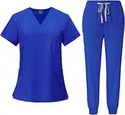 [Dressnu] Overalls suit quick-drying short-sleeved nurse overalls