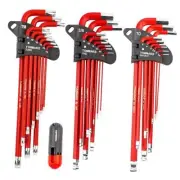 Hex Key Set Magnetic Ball End S2 Steel With T-Handle Hex Key Allen Wrench Set