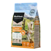 Black Hawk Healthy Benefits Adult Weight Management Dry Dog Food (10kg bag)