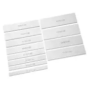12Pcs Parallel Block Set Parallel Pad Gauge Block Set for Repair Lathe Vise