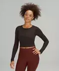 NWT Lululemon Ebb to Street Long Sleeve Shirt French Press 12