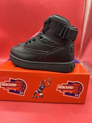 PATRICK EWING ATHLETICS KIDS PRE-SCHOOL 33 HI REBOUND Black 2RBE001-001 (13)