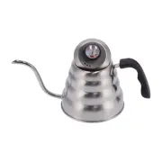 1200ML Stainless Steel Fine-mouthed Pot With Thermometer Hand-brewed Coffee Mak