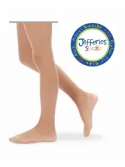 Jefferies Socks Tights Girls Ivory Size 8-10 Yrs