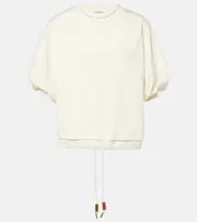 [Moncler] Moncler Cotton jersey T-shirt UK 16 white