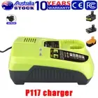 18V For Ryobi One + Plus P108 Li-ion Ni-cad Ni-mh P117 Fast Battery Charger AU