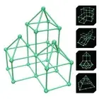 GLOW FORTS Connect & Create 75 Pieces Glow in the Dark Building STEM TOY NEW