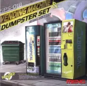 Meng Models 1/35 Vending Machine and Dustbin Set
