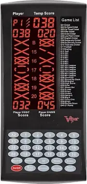 Viper ProScore Digital Dart Electronic Dartboard Scoreboard For Up to 8 Players