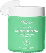 Earth Rhythm Conditioning Hair Butter Mask with Shikakai, Hibiscus & Tamarind for Dry & Damaged Hair | Shiny, Silky & Smooth Hair | Men & Women | Sulphate & Paraben Free | - 100 ml