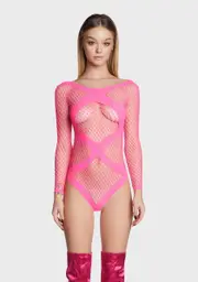 Lost In The Heat Fishnet Bodysuit