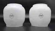 Hurricane Lantern Storm Lamp Barn Lamp glass globes x 2 FREE Shipping Worldwide