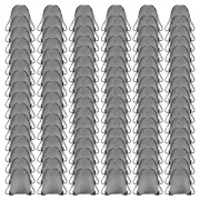 100Pcs Drawstring Backpack Bulk Draw String Bags Gym Cinch Sack Grey