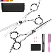 Hair Cutting Scissors Thinning Shears- Professional Barber Sharp Hair Scissors