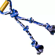 Large Dog Rope Toys for Aggressive Chewers Pitbull Tug of War Rope Interactive H