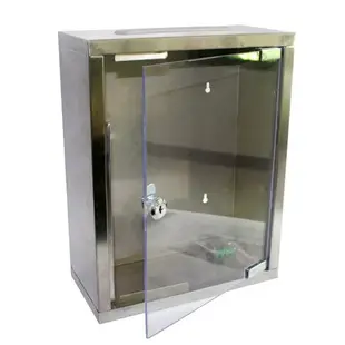 新款不銹鋼透明意見箱 愛心箱 建議箱 手機保管箱 迷你信箱 掛墻