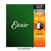 Elixir 14202 Nanoweb 5-String Electric Bass Strings - Light Gauge 45-130