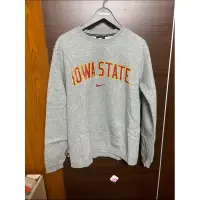 在飛比找蝦皮購物優惠-Nike ncaa 大學T 衛衣 灰 Lowa State