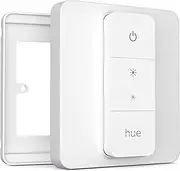 Pro Switch Cover for Philips Hue Dimmer V2, Compatible with Hue Switch Cover, Remote Light Switch Plate Adapter, 1-Gang (2-Pack)
