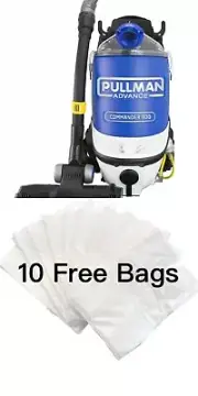 Pullman Advance Commander PV900 Backpack Vacuum With 10 Free Vacuum Bags