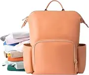 BASCHIO PACK FOR LEATHER PACKPACK, Leather Diaper Backpack,Large Baby Bag | PAN PACKPACK PEAPER Waterproof Reinforced Pockets Organizer for Laptop for Mom