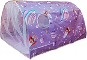 Bed Tent for Kids, Kids Tunnel Tent, Bed Canopy Tents Dr Spacious Dream Bed Space Tent,Wonderland Play Tents Boys Girls Pop- up Tents Children Game Tent Ma-gical Playhouse