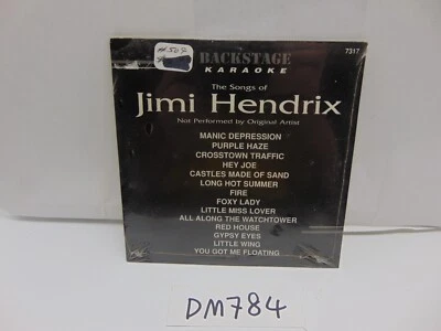 New Backstage Karaoke CD 14 Songs Jimi Hendrix Foxy Lady - Purple Haze - Fire