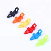 Fishing Hook Lure Bait Holder with 3 Rubber Rings for Fishing Rod Fish Gear Port