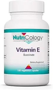 Nutricology Vitamin E Succinate, Vegicaps, 100-Count
