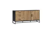 Oikiture Buffet Sideboard Cupboard Cabinet 3 Drawers 2 Door