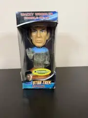 Star Trek: Talking Spock Funko Wacky Wobbler Bobble Head 2009 Open Box Transport