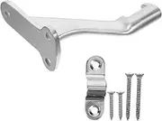 DOITOOL 1 Set Staircase Handrail Bracket Hand Rail Brackets Outside Hand Rail Handrails for Stairs Hand Railing for Stairs Outdoors Stairway Grab Staircase Railing Silver Stainless Steel