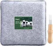 Namner Needle Felting Pad, Felting Mat with Felting Needles, Needle Felt Tool Kit 10.7 x 10.7 Inches for Wool Craft