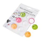 6Sets Bobbin Winders Stick-On Wire Holder For Cables