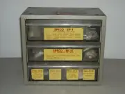 NOS Vintage SPECO DISPLAY CABINET Transistor Radio Earpiece Earphone Ear Bud