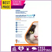 Revolution Plus for Medium Cats 2.5 to 5 Kg 3 Doses ORANGE Pack