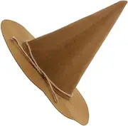 Garneck Halloween Scarecrow Pointed Hat Festive Cosplay Accessory for Halloween Parties Carnivals Decorations Fun Photo Prop for Friends Family