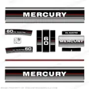 Fits Mercury 1987 60HP Outboard Engine Decals