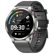 2023 Newest Smart Watch Blood Glucose Sugar 1.32-Inch Smartwatch Men Women 24 Hours Heart RateTemperature Fitness Trackers Monitoring Color silver