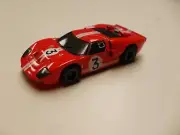 Tomy AFX Mega G+ Ford GT 40 #3 Red HO Scale Car
