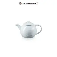 在飛比找momo購物網優惠-【Le Creuset】瓷器花蕾系列茶壺650ml(海岸藍)