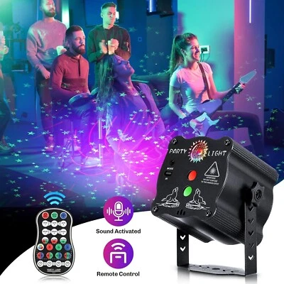Disco Lights Party Lights RGB Led Sound Activated Strobe Lights W Remote Control