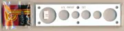 Capital Plastics #17E WHITE US Proof Set Coin Holder - 6 holes Large$-Cent