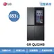 LG GR-QL62MB【敲敲看門中門冰箱-星辰銀】653公升/左右對開/WiFi遠控/到府安裝