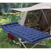 BOZTIY Portable Outdoor Camping Cot 75" Heavy-Duty Folding Steel w/ Carry Bag