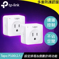 在飛比找有閑購物優惠-TP-LINK Tapo P100 迷你型 Wi-Fi 智慧