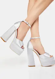 Too Late Now Platform Heels