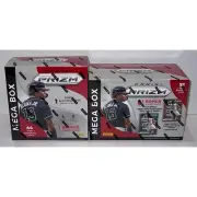 (2) 2020 Panini Prizm Baseball Mega Boxes 2 Box Lot MLB Cards Walmart + Target