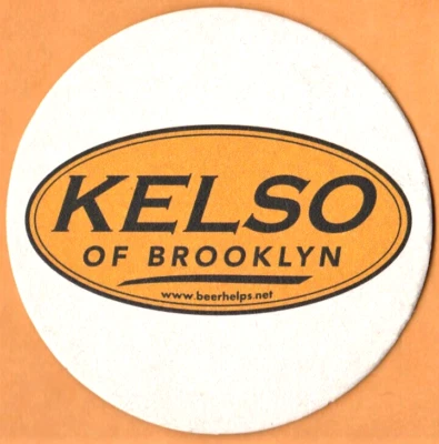 KelSo Beer Co Beer Coaster Brooklyn NY